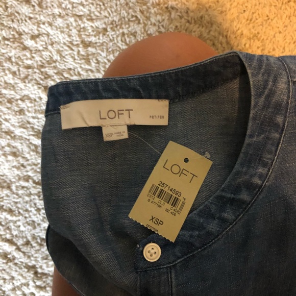 Loft Chambray Blouse - Picture 2 of 3